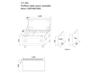 beamZ Flightcase P/ Cabos PD-FA1 beamZ Flightcase P/ Cabos PD-FA1